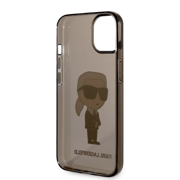 Etui KARL LAGERFELD Apple iPhone 14 Plus Ikonik Karl Lagerfeld Czarny Hardcase