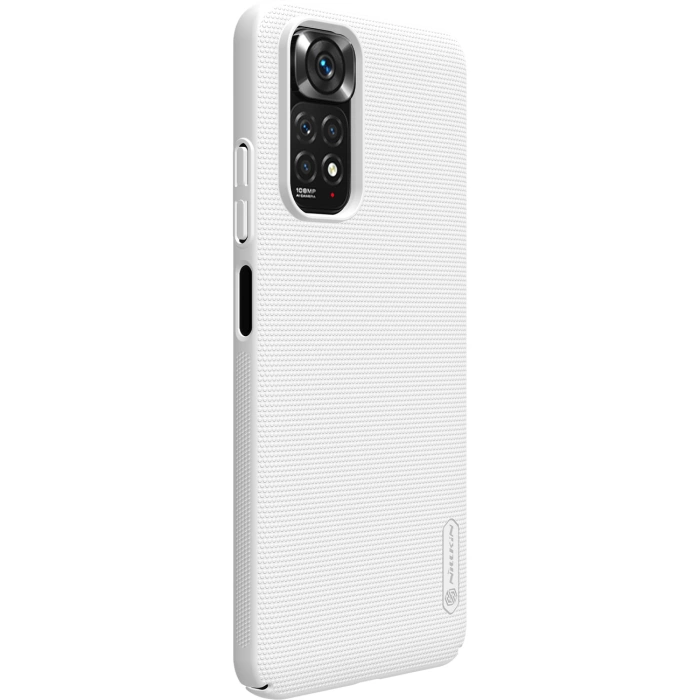 Nillkin Super Frosted Shield wzmocnione etui pokrowiec Xiaomi Redmi Note 11S / Note 11 biały