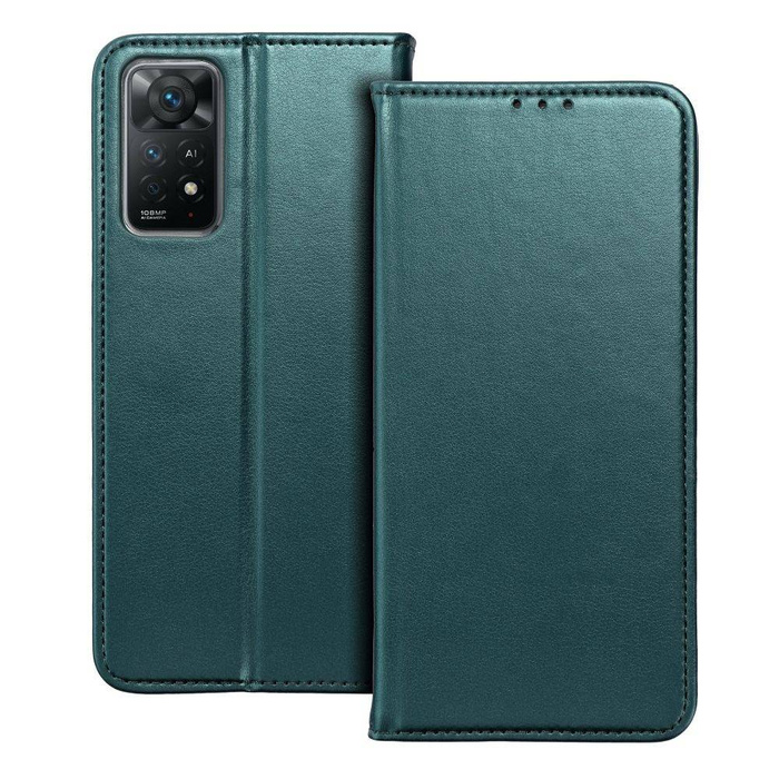 Etui Kabura Smart Magneto do XIAOMI REDMI NOTE 12S ciemnozielony Case