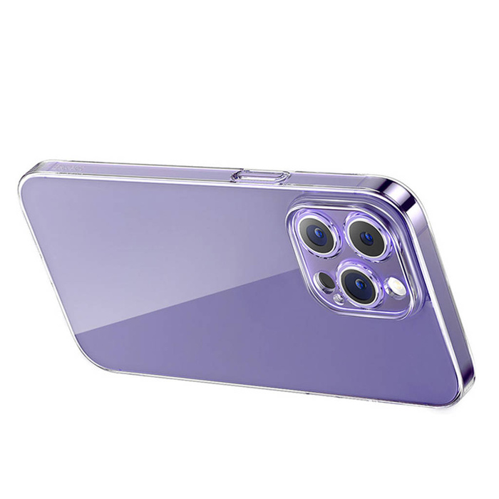 Etui Baseus Crystal Case etui do iPhone 14 Pro Max cienki pokrowiec + szkło przezroczyste Case