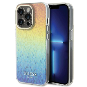 Etui Guess GUHCP14XHDECMI iPhone 14 Pro Max 6.7" wielokolorowy hardcase IML Faceted Mirror Disco Iridescent Case