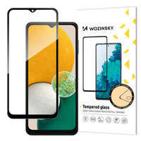 Wozinsky super wytrzymałe szkło hartowane Full Glue na cały ekran z ramką Case Friendly Samsung Galaxy A13 czarny