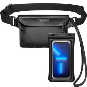 Etui Spigen A621 Universal Waterproof Case & Waist Bag Black