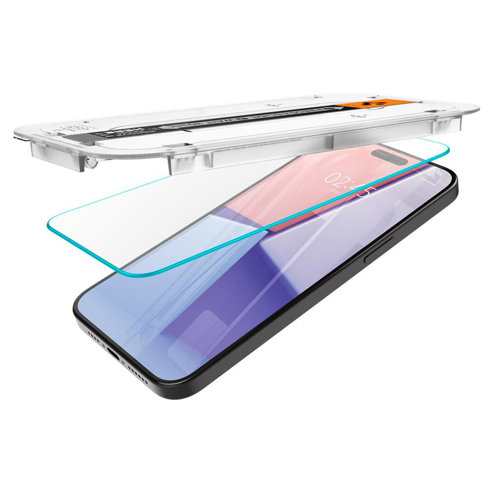 Szkło Hartowane Spigen Glas.tr ”ez Fit” 2-pack iPhone 15 Pro Clear