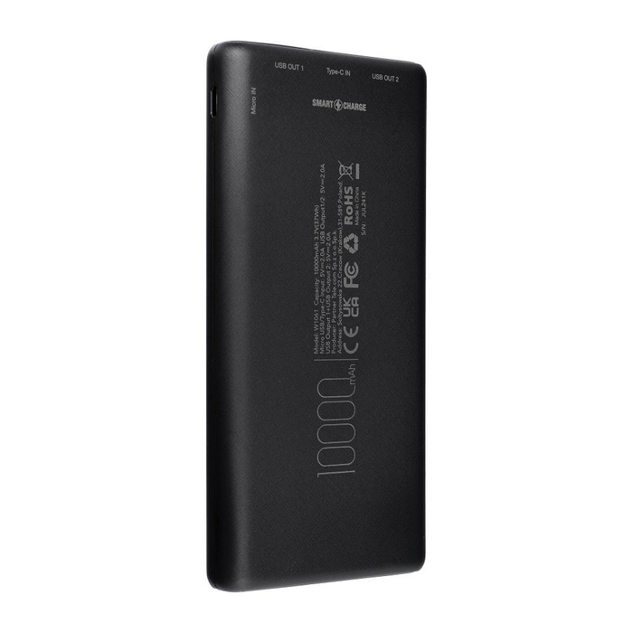 BLUE STAR powerbank 10000 mAh 2A W1061 czarny