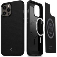 Etui SPIGEN Mag Armor iPhone 12 12 Pro Matte Black Czarne Case