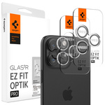 Szkło OSŁONA APARATU SPIGEN OPTIK.TR ”EZ FIT” CAMERA PROTECTOR 2-PACK IPHONE 14 PRO / 14 PRO MAX / 15 PRO / 15 PRO MAX / 16 PRO / 16 PRO MAX CRYSTAL CLEAR