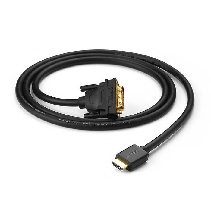 Ugreen kabel przewód HDMI - DVI 4K 60Hz 30AWG 1m czarny (30116)