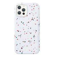 UNIQ etui Coehl Terrazzo iPhone 12/12 Pro 6,1" biały/natural white