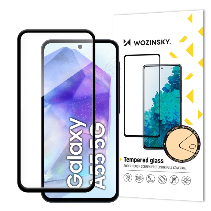 Wozinsky super wytrzymałe szkło hartowane Full Glue na cały ekran Samsung Galaxy A16 / A16 5G