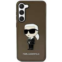 Etui Karl Lagerfeld Klhcs23shniktck S23 S911 Czarny/black Hardcase Ikonik Karl Lagerfeld Case