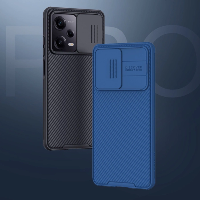 Nillkin CamShield Pro Case etui do Xiaomi Redmi Note 12 Pro+ pokrowiec z osłoną na aparat czarne