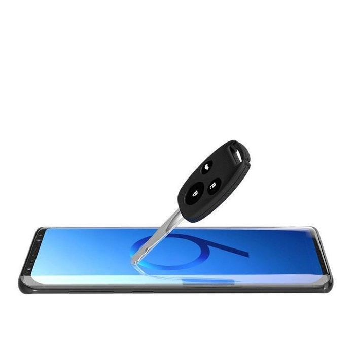 3D Edge Nano Flexi Glass folia szklana szkło hartowane na cały ekran z ramką Samsung Galaxy S21 Ultra 5G przezroczysty