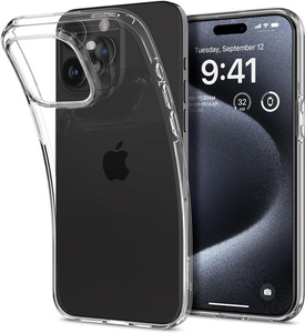 Etui Spigen Liquid Crystal iPhone 15 Pro Crystal Clear