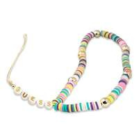 Zawieszka GUESS Phone Strap Heishi Beads Wielokolorowy