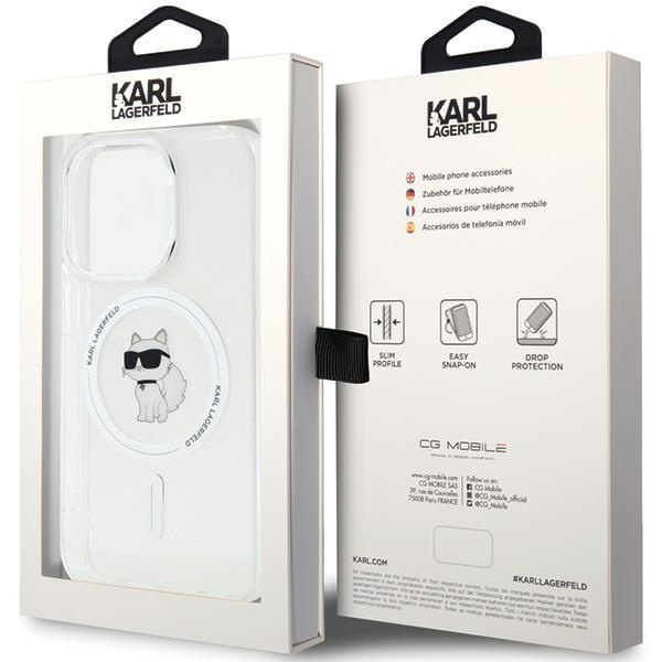 Karl Lagerfeld KLHMP14LHFCCNOT iPhone 14 Pro 6.1" przezroczysty/transparent hardcase IML Choupette MagSafe