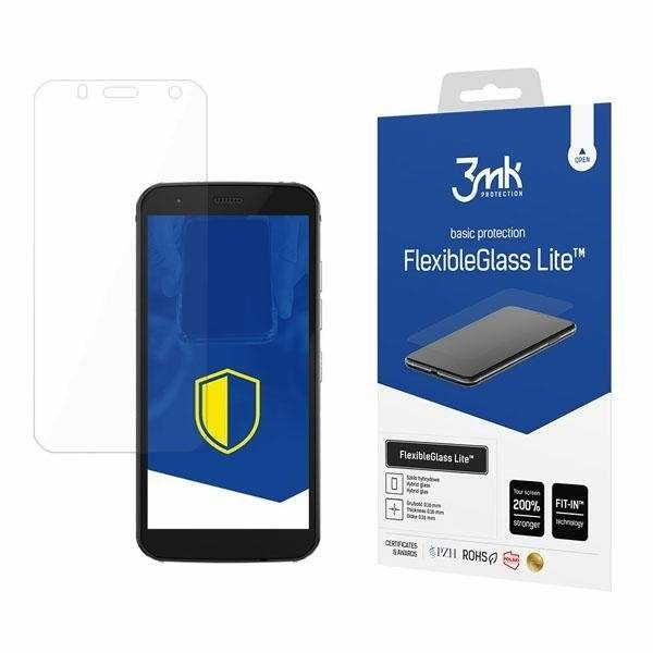 SPIGEN Liquid Crystal iPhone 12 / 12 Pro Etui Crystal Clear Przeźroczyste Case + Szkło 3MK Flexible Glass Lite