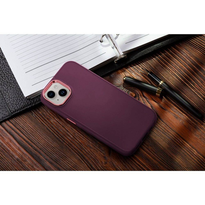 Etui Futerał FRAME do REALME C55 fioletowy Case