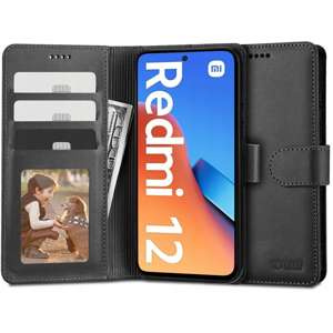 Etui Tech-Protect Wallet Xiaomi Redmi 12 Black Case