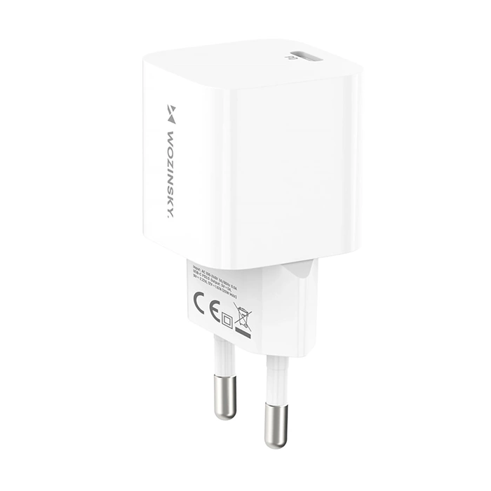 Ładowarka sieciowa Wozinsky CMWCS USB-C PD 20W - biała