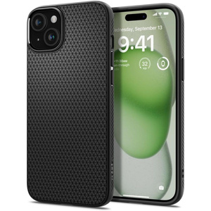 Etui Spigen Liquid Air iPhone 15 Plus Matte Black Case