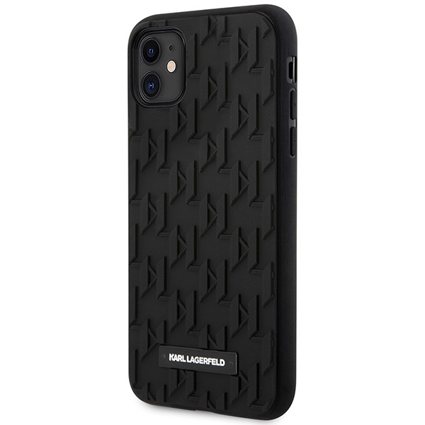 Etui Karl Lagerfeld Klhcn61rupklpk iPhone 11 / Xr 6.1" Hardcase Czarny/black 3d Monogram Case