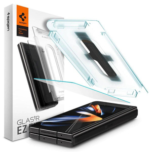 SZKŁO HARTOWANE SPIGEN ”EZ FIT” + HINGE FILM GALAXY Z FOLD 4