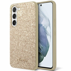 Etui Guess GUHCS24MHGGSHD Samsung Galaxy S24 Plus S926 złoty/gold hardcase Glitter Script Case