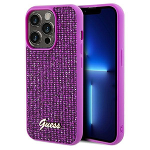 Etui Guess GUHCP14LPMSDGSF iPhone 14 Pro 6.1" fuksja/fuschia hardcase Disco Metal Script Case