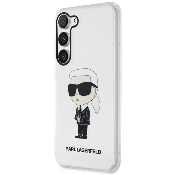 Etui Karl Lagerfeld Klhcs23shniktct S23 S911 Transparent Hardcase Ikonik Karl Lagerfeld Case