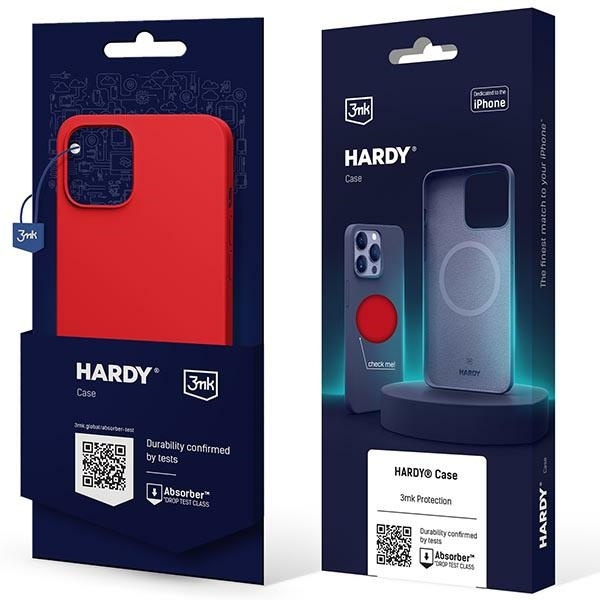 3MK Hardy Case iPhone 14 Plus 6,7" czerwony/red MagSafe