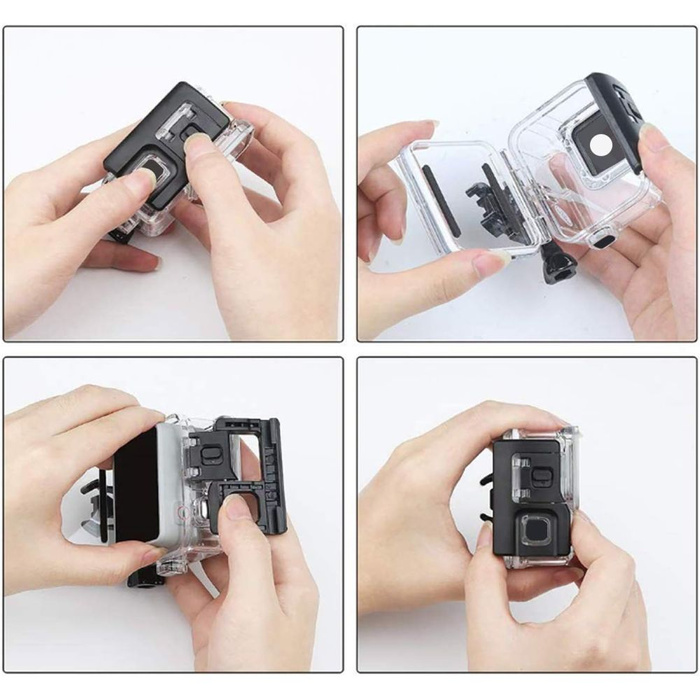 TECH-PROTECT GA200 WATERPROOF CASE GOPRO HERO 5 / 6 / 7 CLEAR