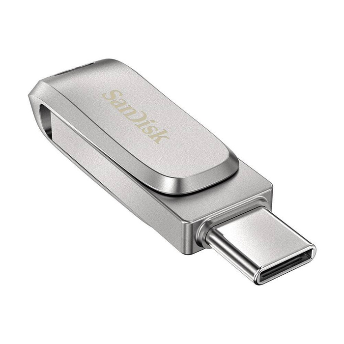 SanDisk pendrive 64GB USB-C Ultra Dual Drive Luxe 150 MB/s metalowy