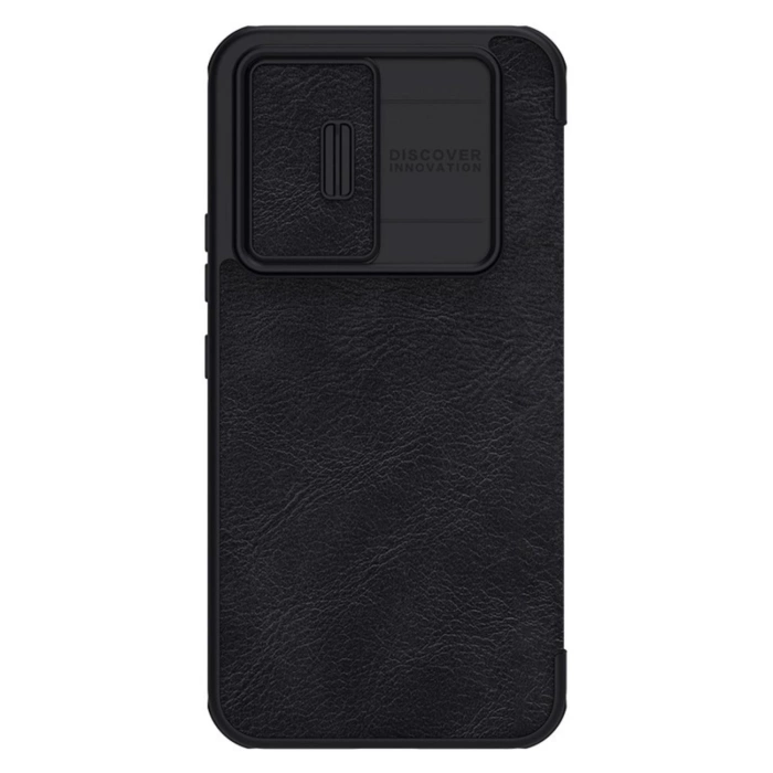 Nillkin Qin Pro Leather Case Samsung A54 5G, BLACK / CZARNY