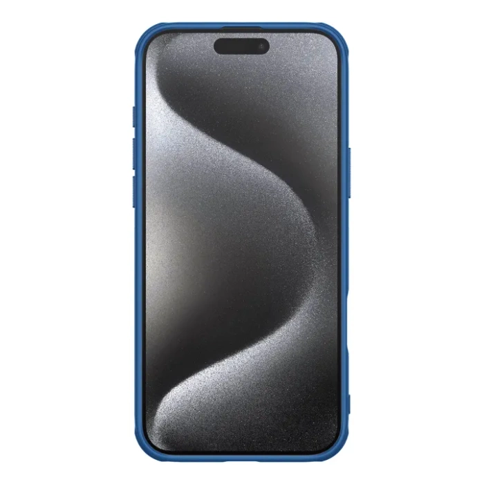 Nillkin Super Frosted Shield Pro Magnetic iPhone 16 Pro niebieskie (L)