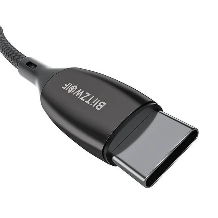 Kabel USB-C do USB-C Blitzwolf BW-TC23 100W 1.8m (czarny)