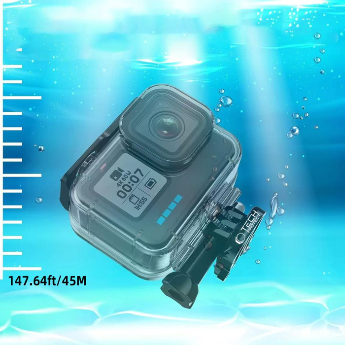 TECH-PROTECT GA200 WATERPROOF CASE GOPRO HERO 9 / 10 / 11 / 12 / 13 CLEAR