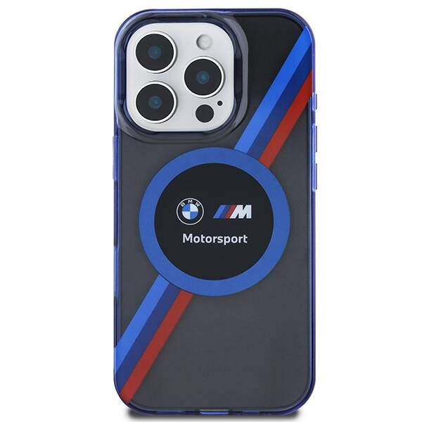 Etui BMW iPhone 16 Pro 6.3" czarny/black hardcase Motosport IML Circle MagSafe