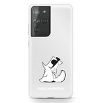 Etui KARL LAGERFELD Samsung Galaxy S21 Ultra Choupette Fun Bezbarwny Hardcase