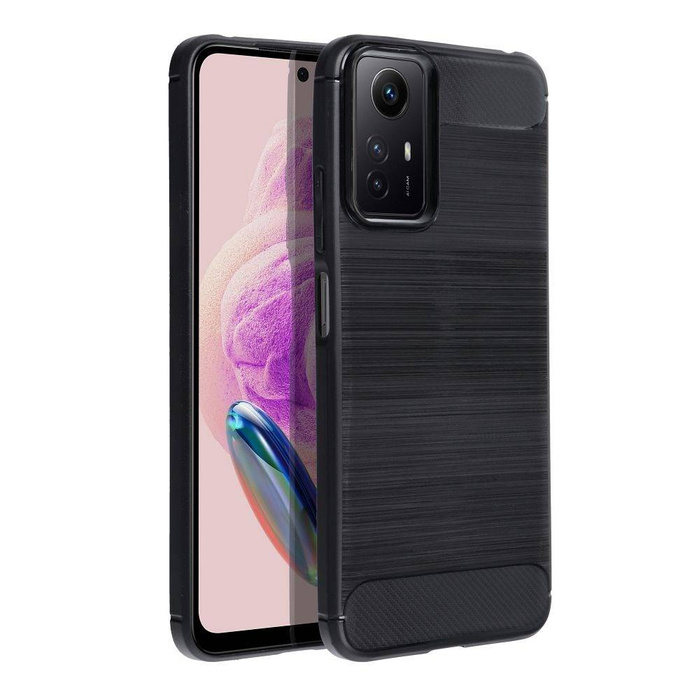 Etui Futerał CARBON do XIAOMI Redmi NOTE 12S czarny Case