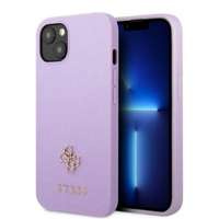 Etui Guess Guhcp13mps4mu iPhone 13 6,1" Purpurowy/purple Hardcase Saffiano 4g Small Metal Logo Case