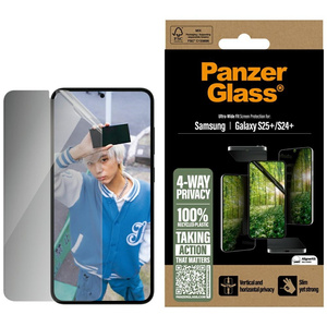 Szkło prywatyzujące PanzerGlass Eco       Matrix Ultra-Wide Fit do Samsung Galaxy S25+