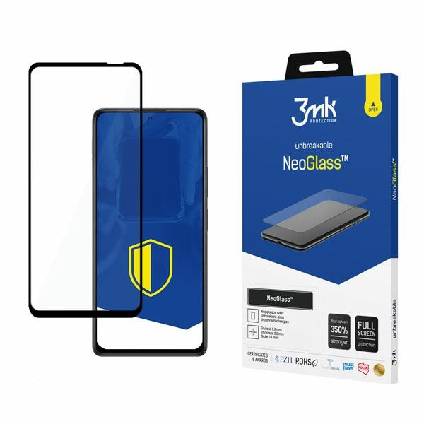 Szkło Hybrydowe 3MK Xiaomi Redmi Note 10 Pro Czarny NeoGlass