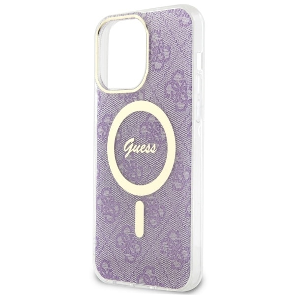 Etui Guess GUHMP14XH4STU iPhone 14 Pro Max 6.7" purpurowy/purple hardcase 4G MagSafe Case