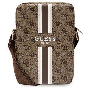 Guess Torba GUTB8P4RPSW 8" brązowy/brown 4G stripes