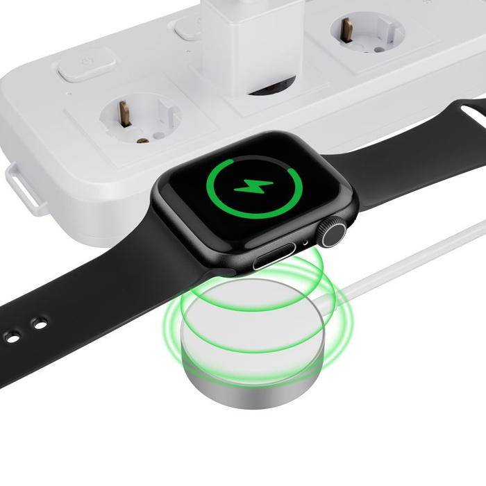 Kabel Typ Usb-c Tech-protect Ultraboost Magnetic Charging 120cm Apple Watch Biały