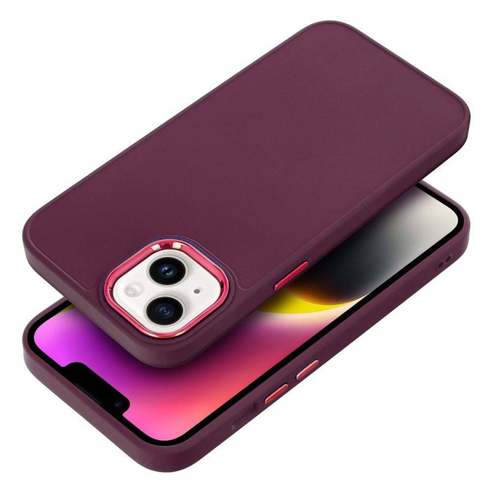 Etui Futerał FRAME do REALME C55 fioletowy Case