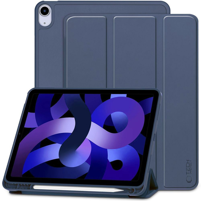 Etui TECH-PROTECT Sc Pen iPad Air 4 2020 Navy Blue Niebieskie Case