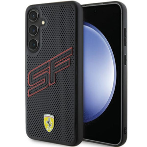 Etui Ferrari FEHCS24SPINK Samsung Galaxy S24 S921 czarny/black hardcase Big SF Perforated Case