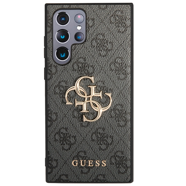 Etui Guess GUHCS24L4GMGGR Samsung Galaxy S24 Ultra S928 czarny/black hardcase 4G Big Metal Logo Case